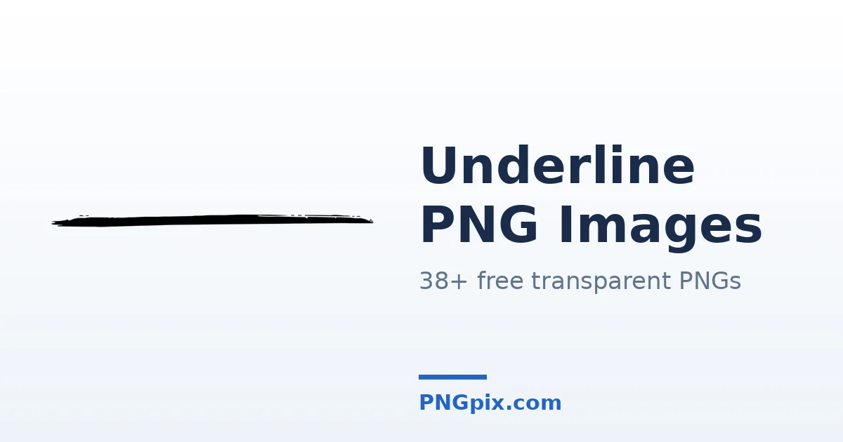 Underline PNG images
