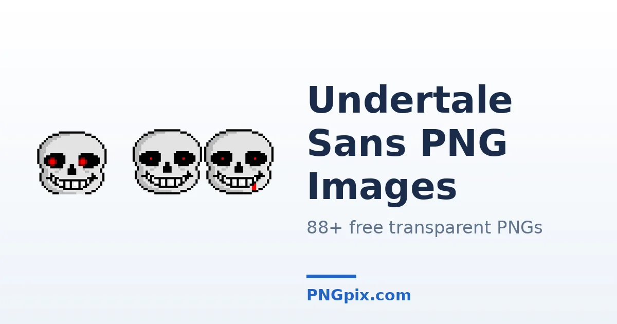 Undertale Sans PNG images