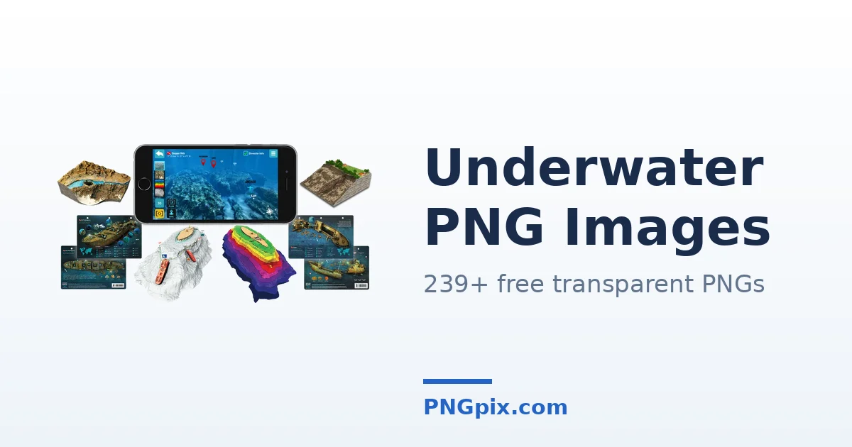 Underwater PNG images