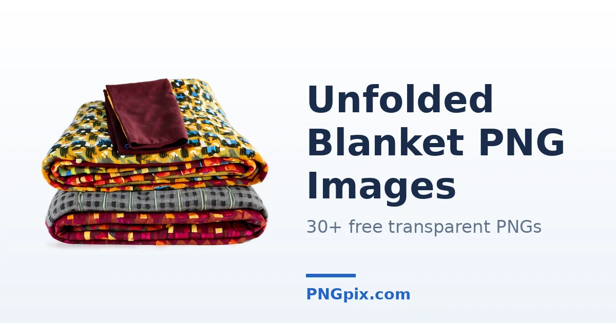 Unfolded Blanket PNG images