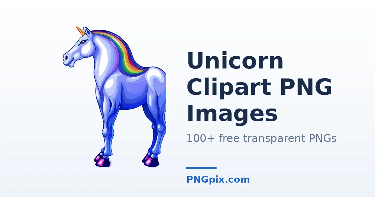Unicorn Clipart PNG images