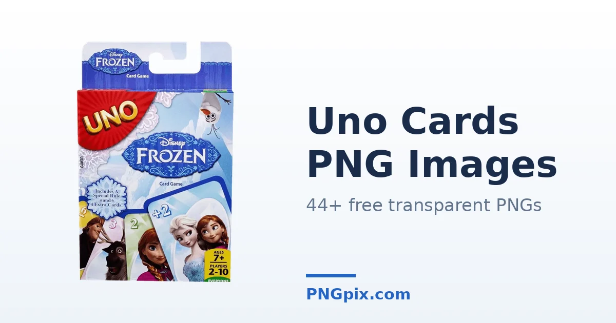 Uno Cards PNG images