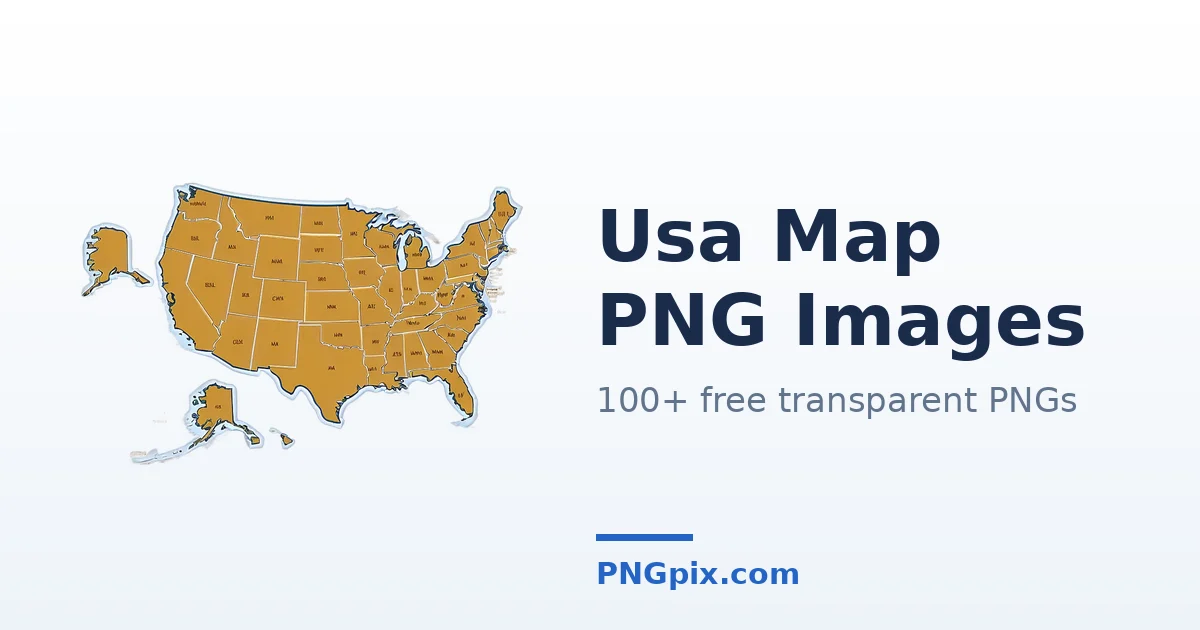Usa Map PNG images