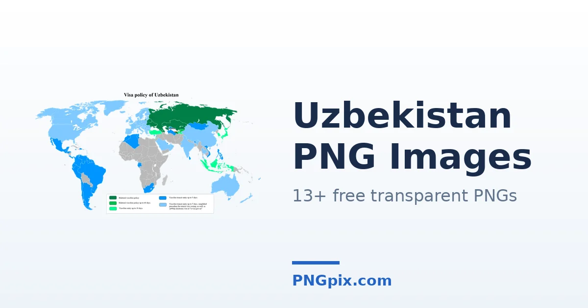 Uzbekistan PNG images