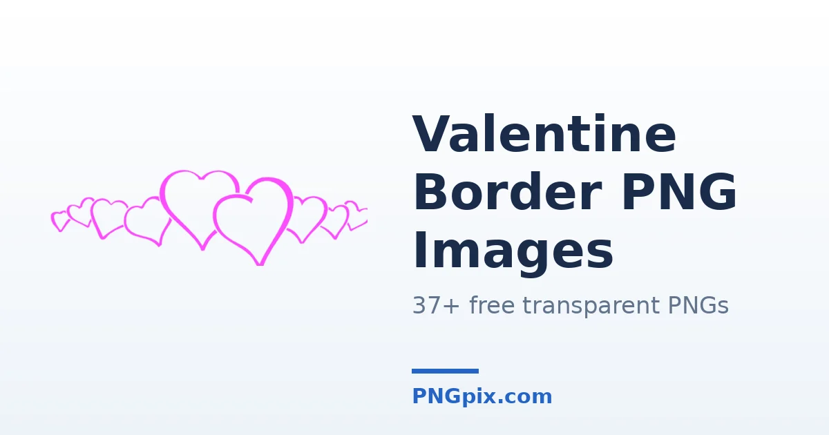 Valentine Border PNG images
