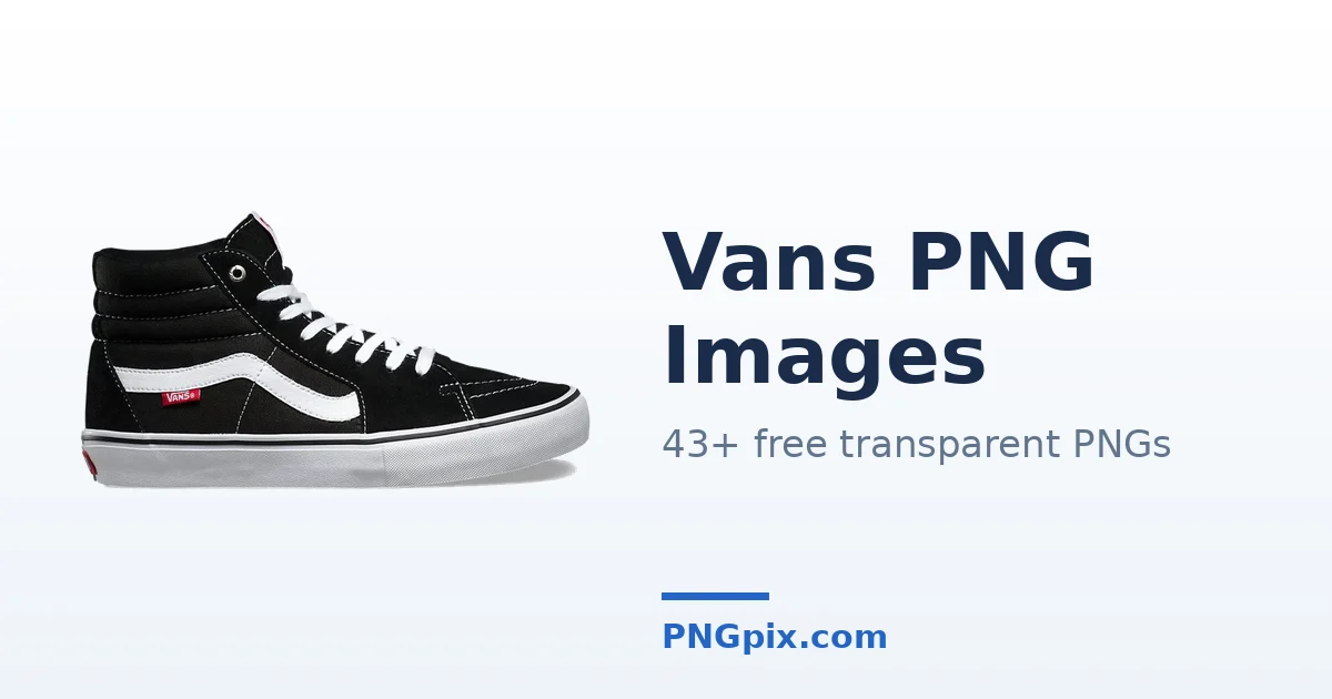 Vans PNG images