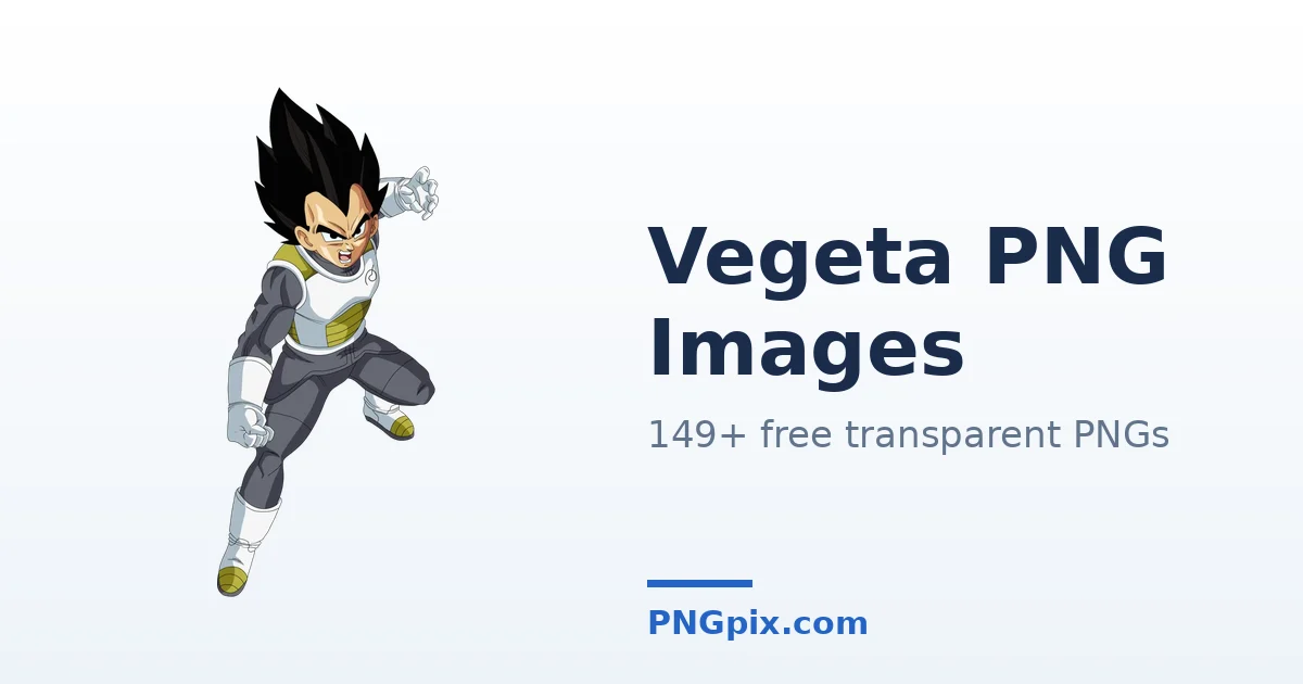 Vegeta PNG images