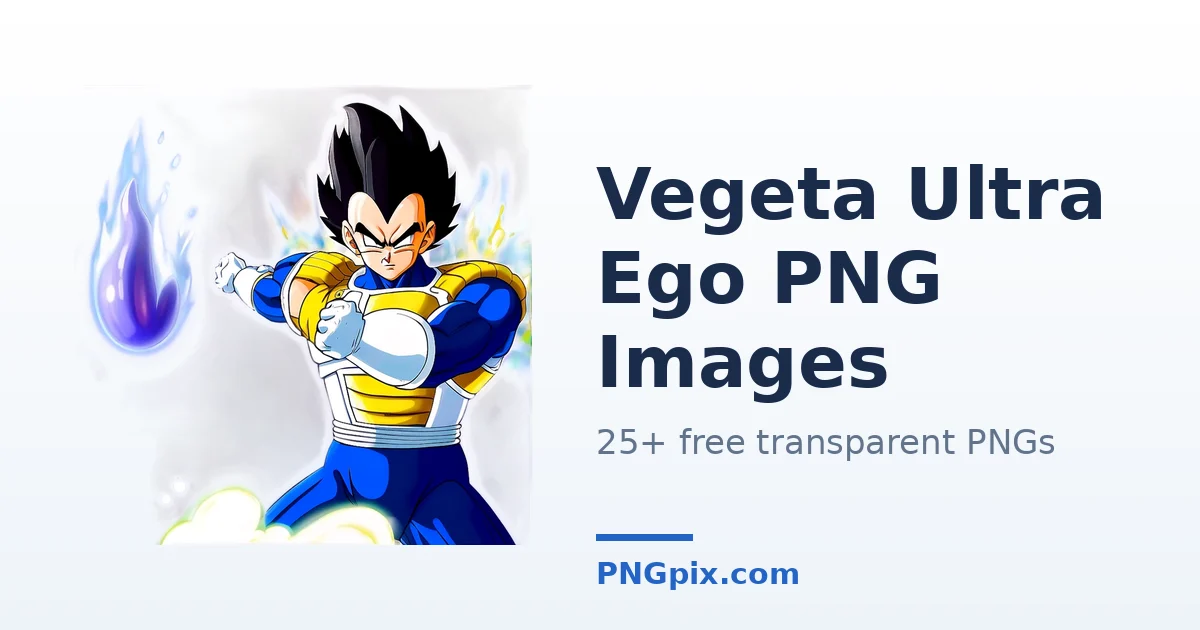 Vegeta Ultra Ego PNG images