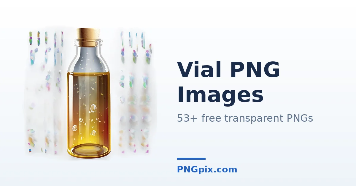 Vial PNG images