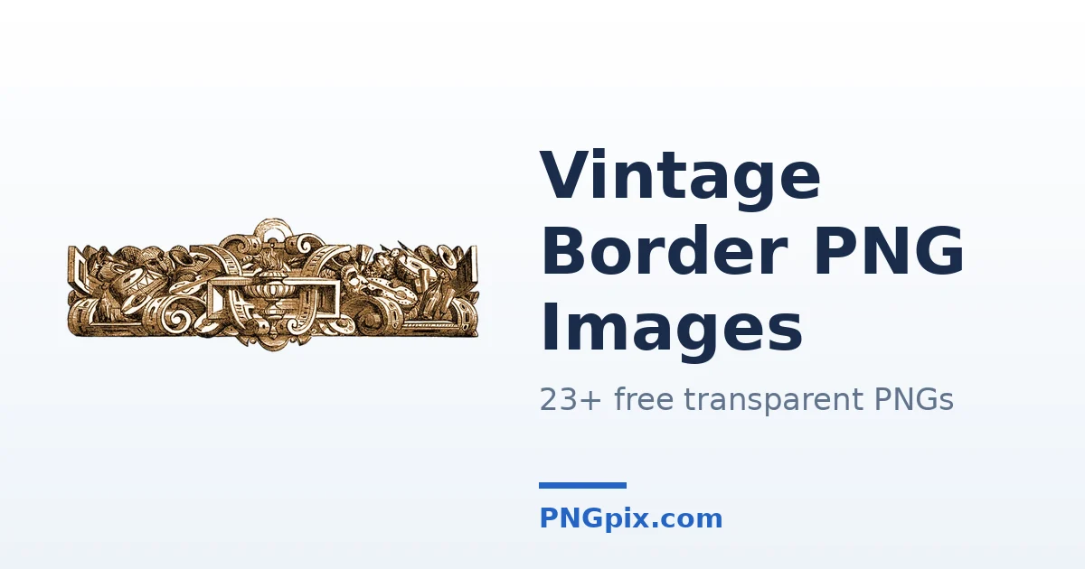 Vintage Border PNG images