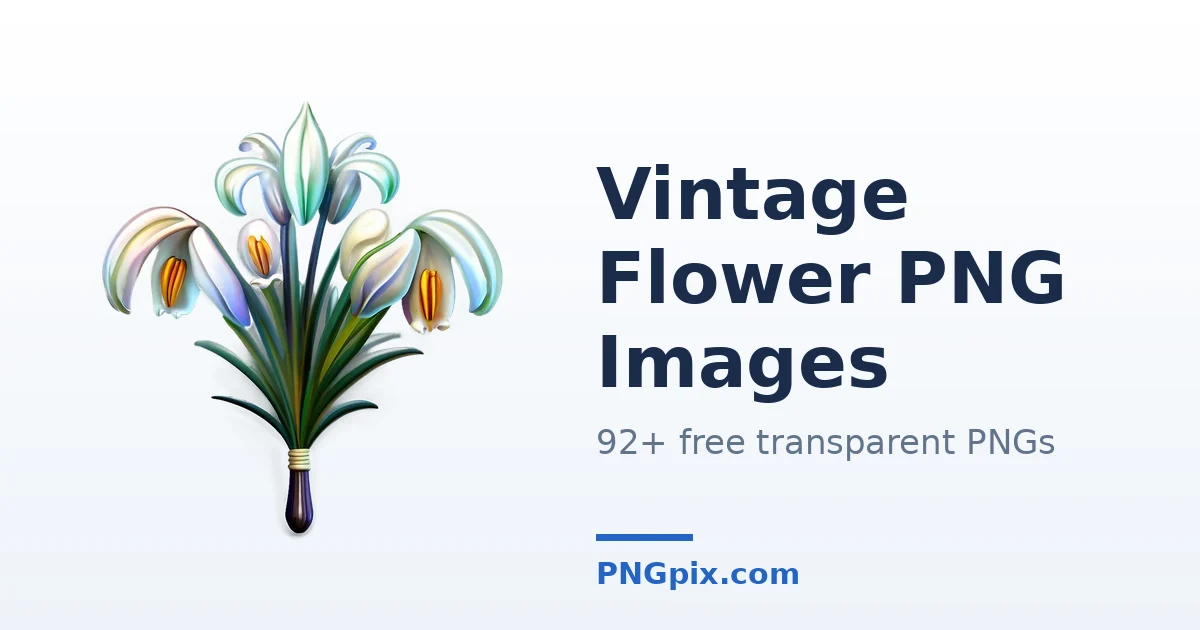 Vintage Flower PNG images