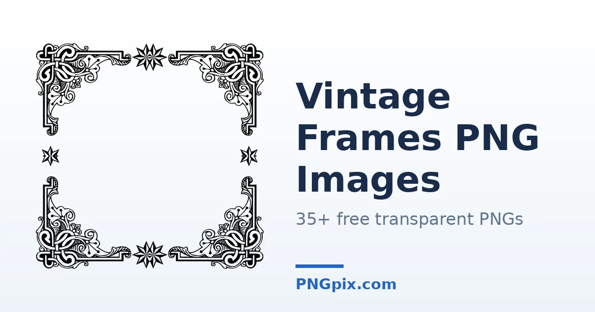 Vintage Frames PNG images