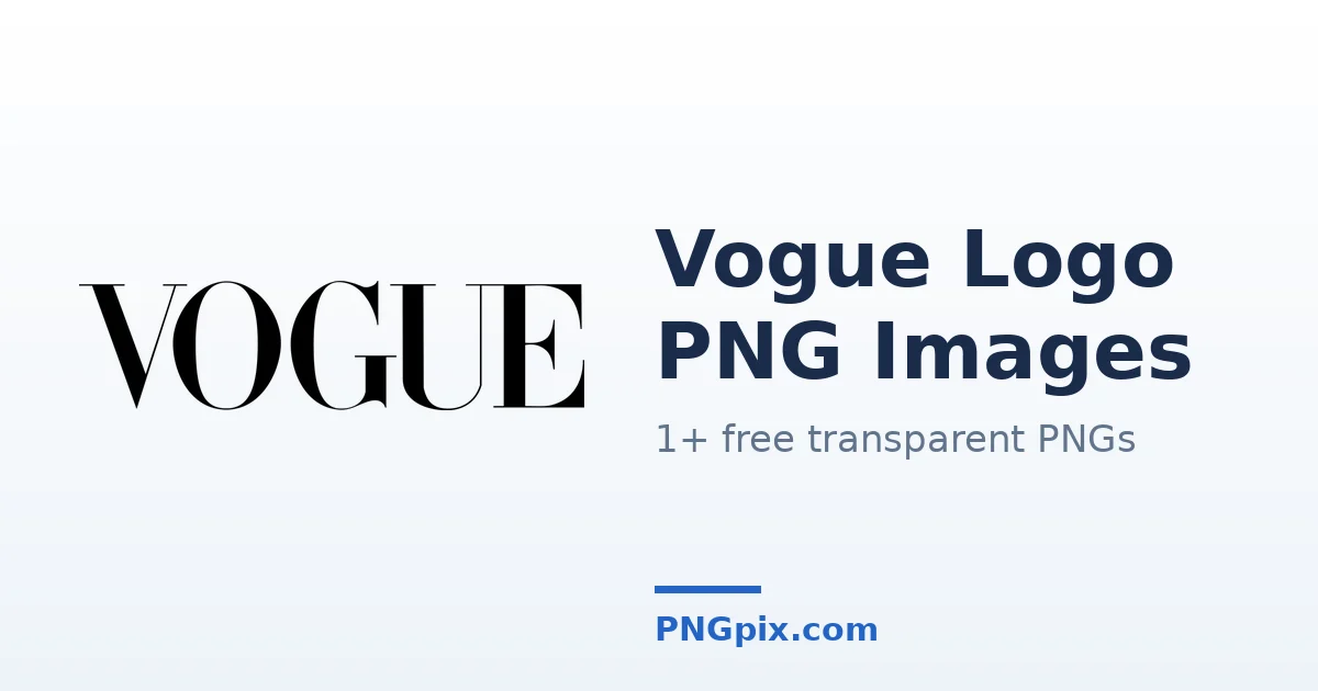 Vogue Logo PNG images