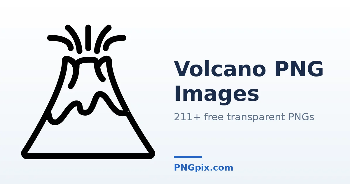 Volcano PNG images