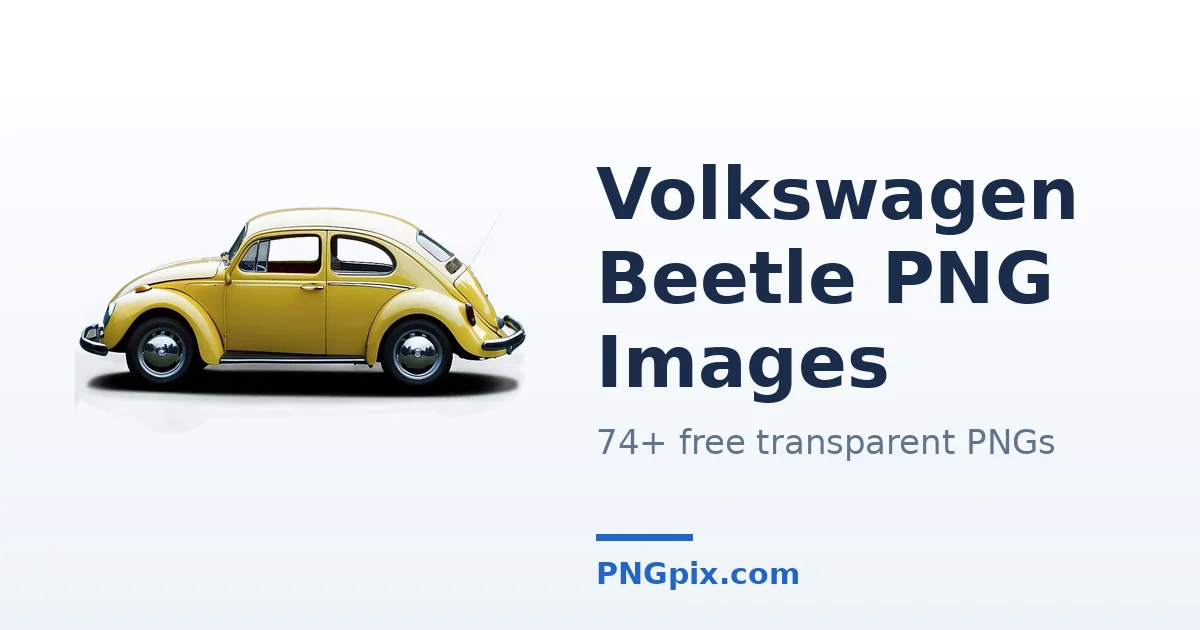 Volkswagen Beetle PNG images