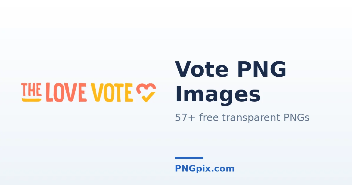 Vote PNG images