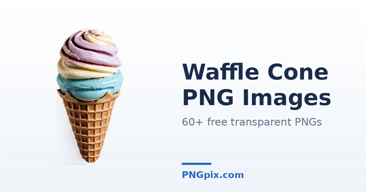 Waffle Cone PNG images
