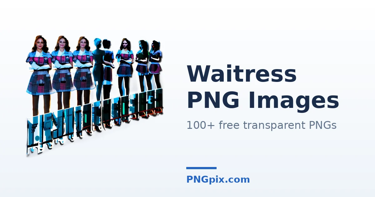 Waitress PNG images
