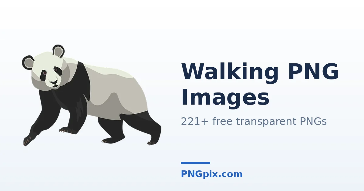 Walking PNG images