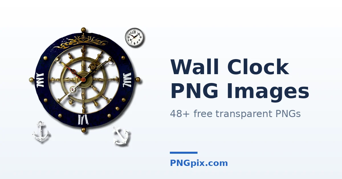 Wall Clock PNG images