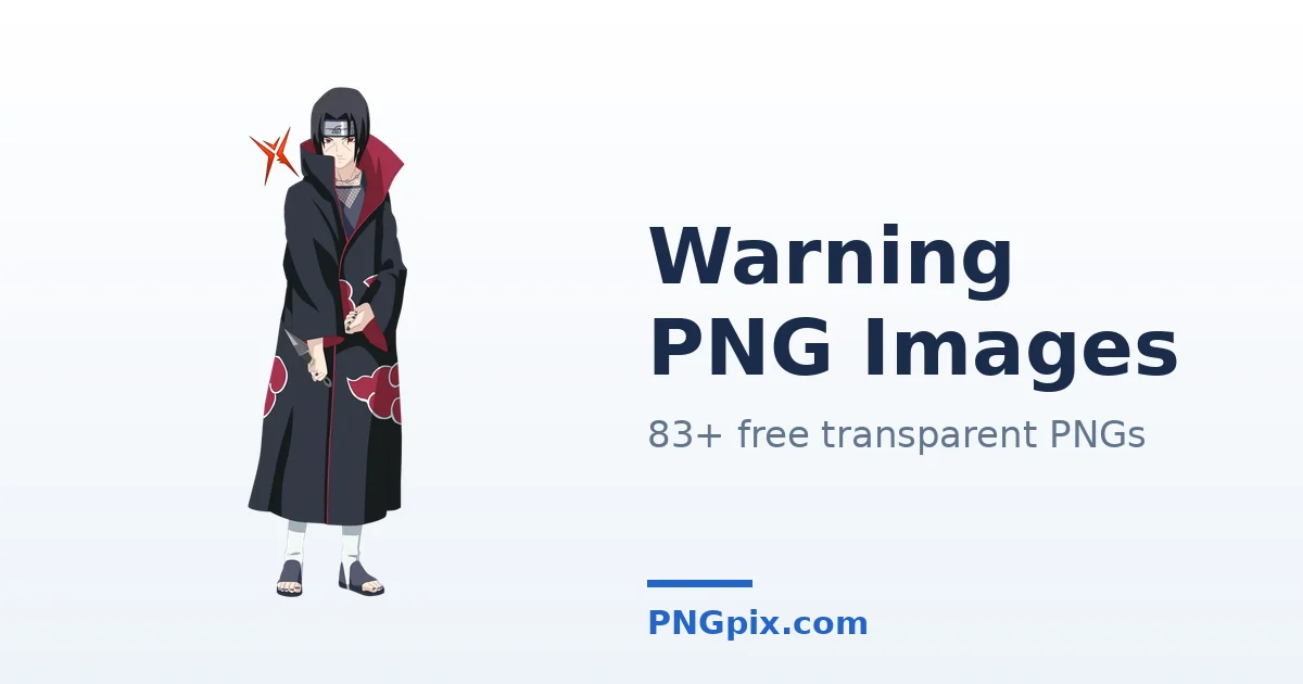 Warning PNG images