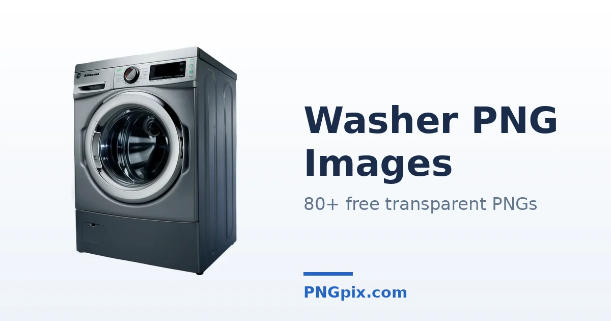 Washer PNG images