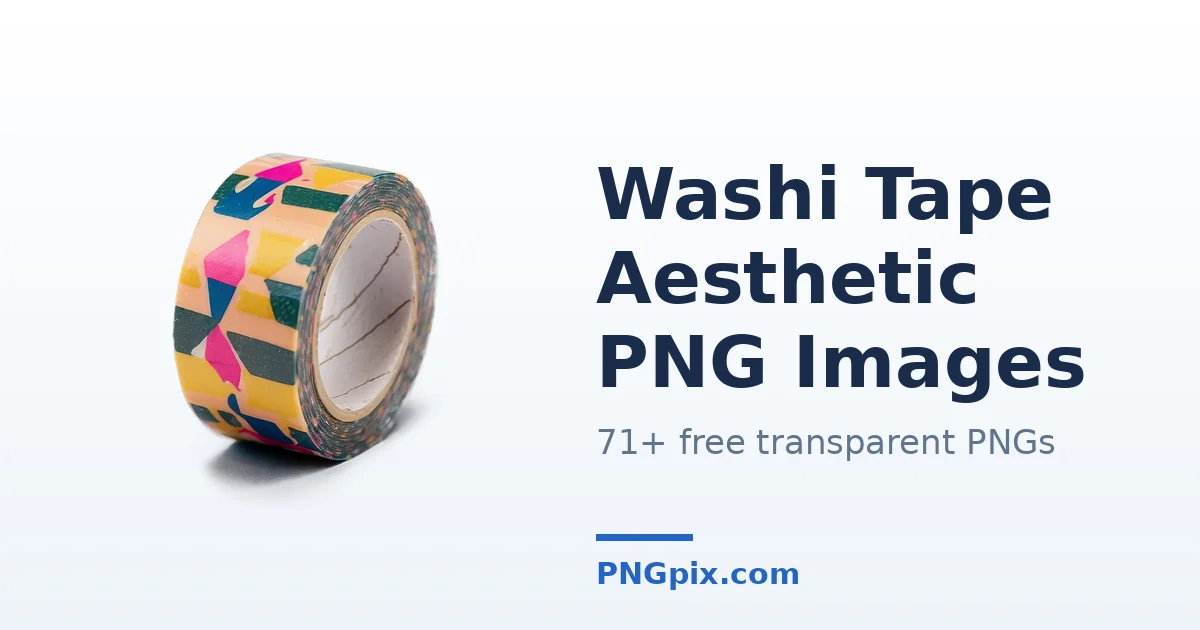 Washi Tape Aesthetic PNG images