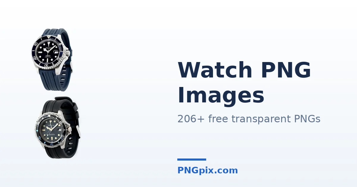Watch PNG images
