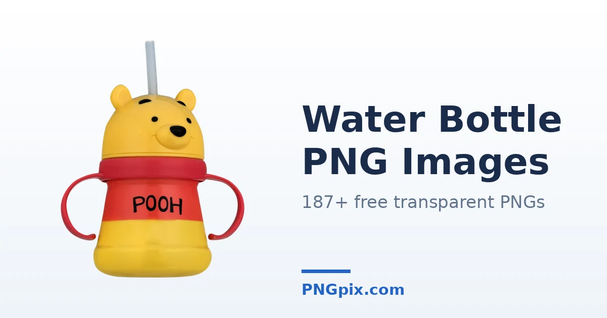 Water Bottle PNG images