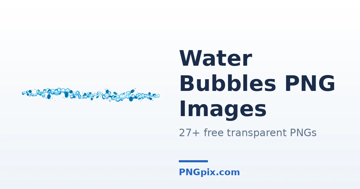 Water Bubbles PNG images