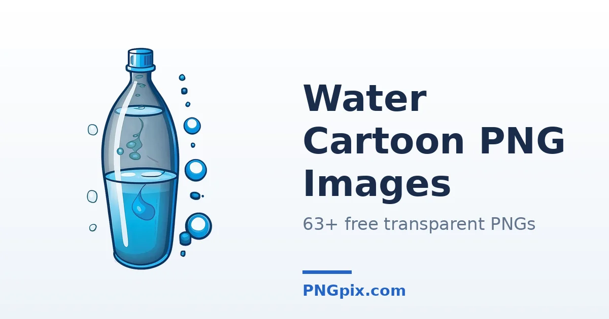 Water Cartoon PNG images