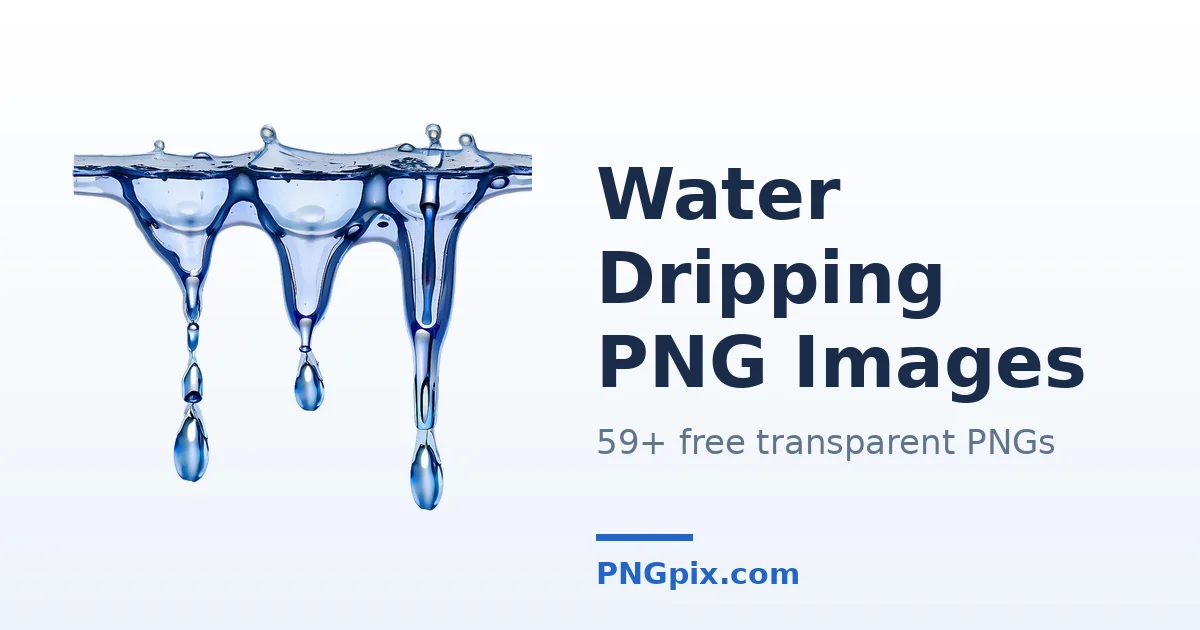 Water Dripping PNG images