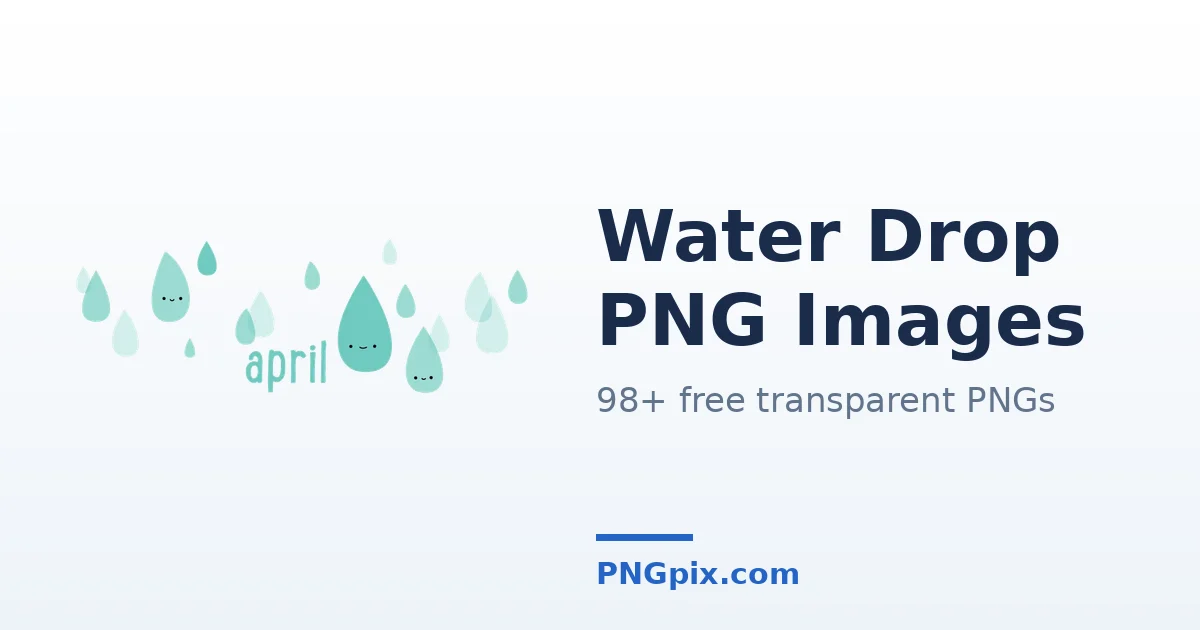 Water Drop PNG images