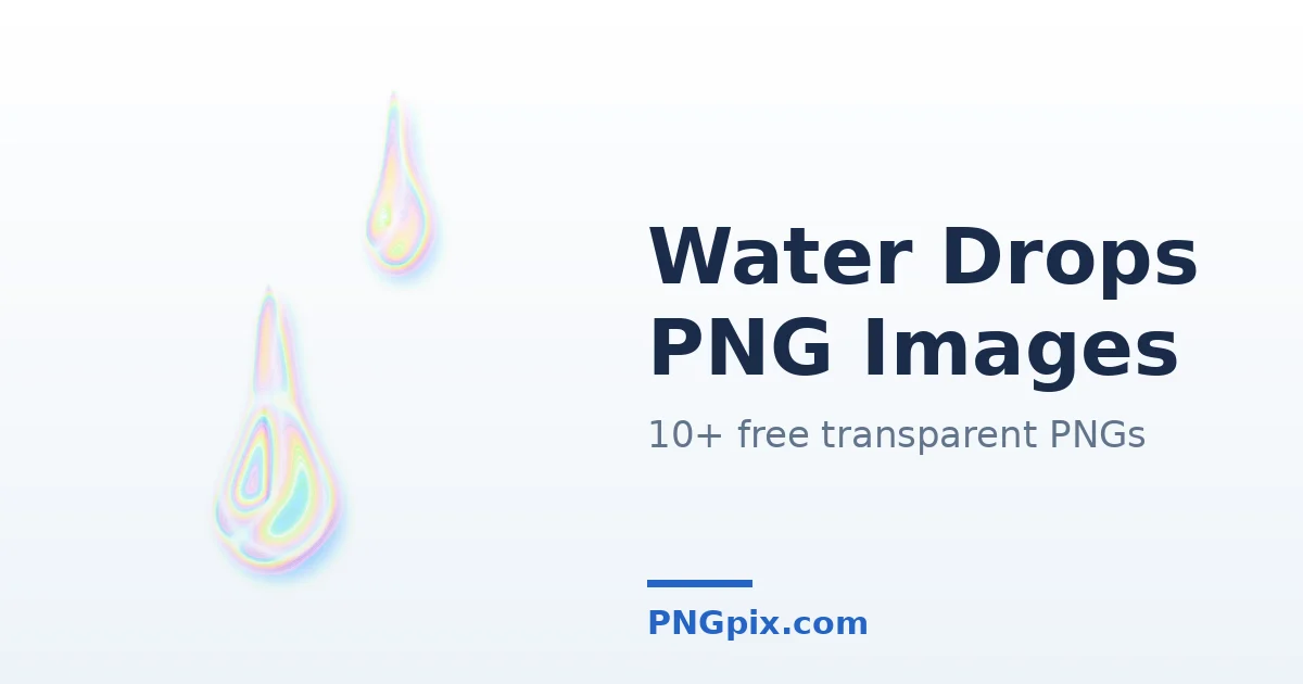 Water Drops PNG images