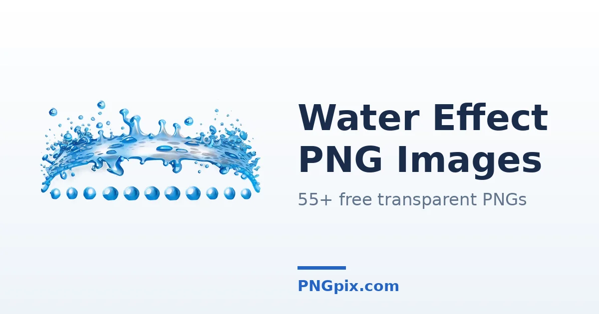 Water Effect PNG images