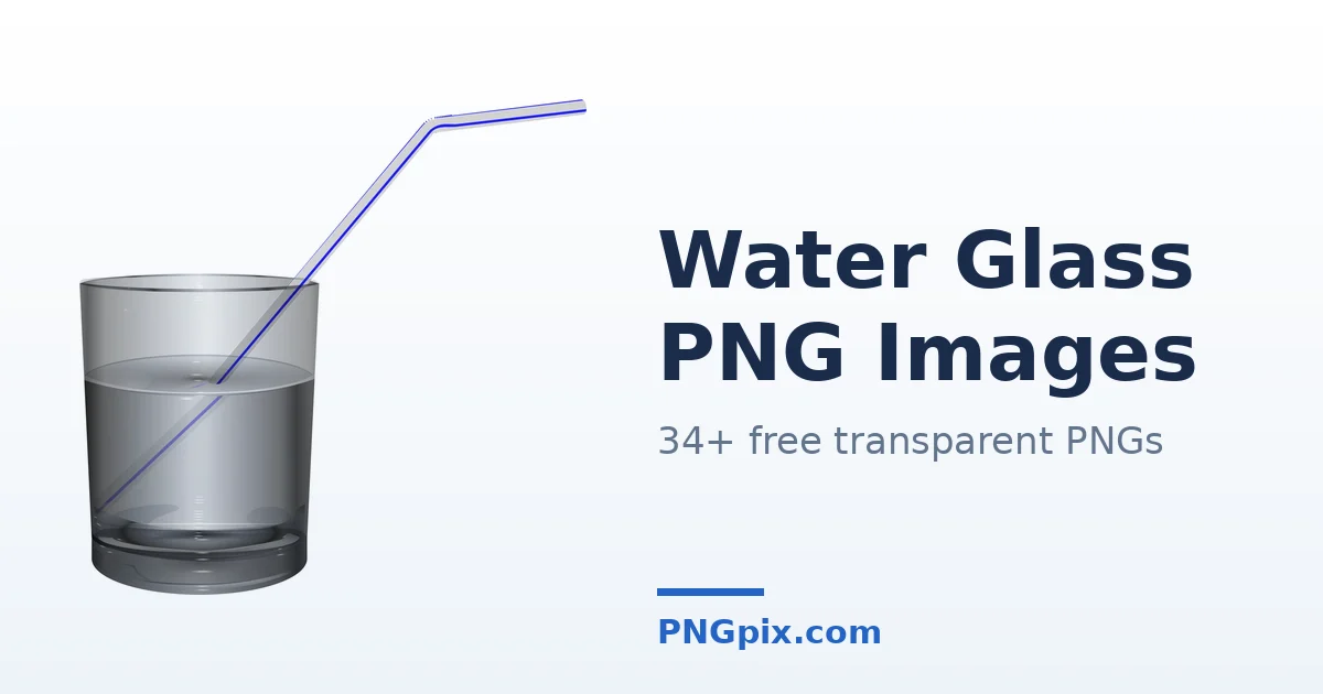 Water Glass PNG images