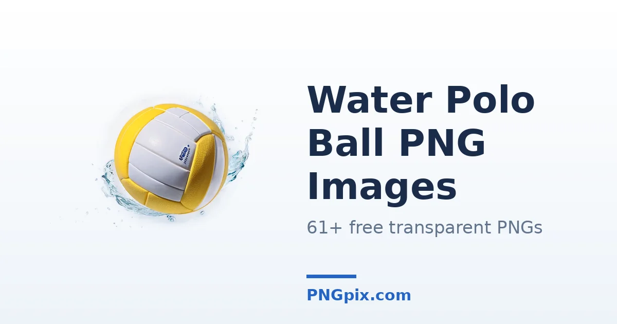 Water Polo Ball PNG images