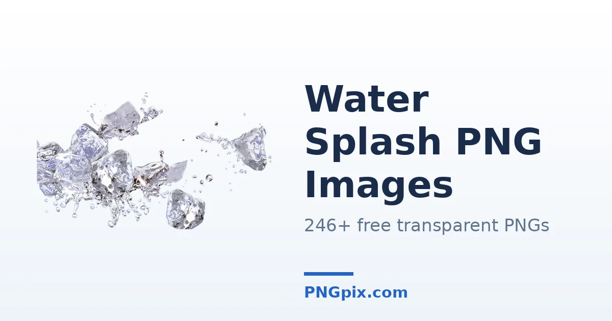 Water Splash PNG images