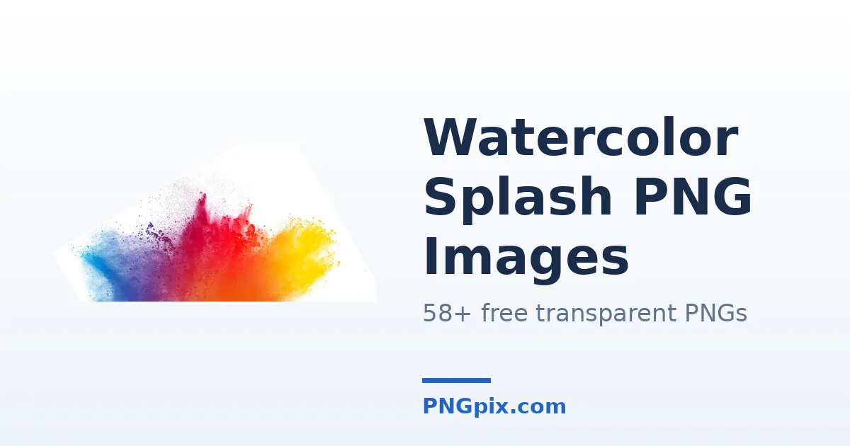 Watercolor Splash PNG images