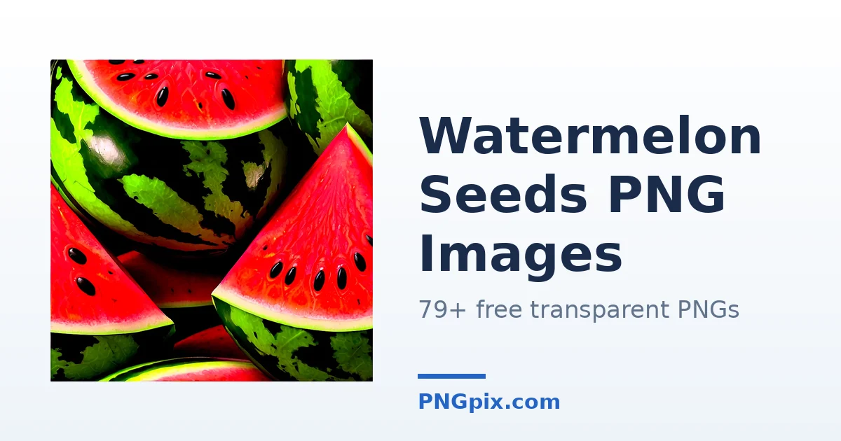 Watermelon Seeds PNG images