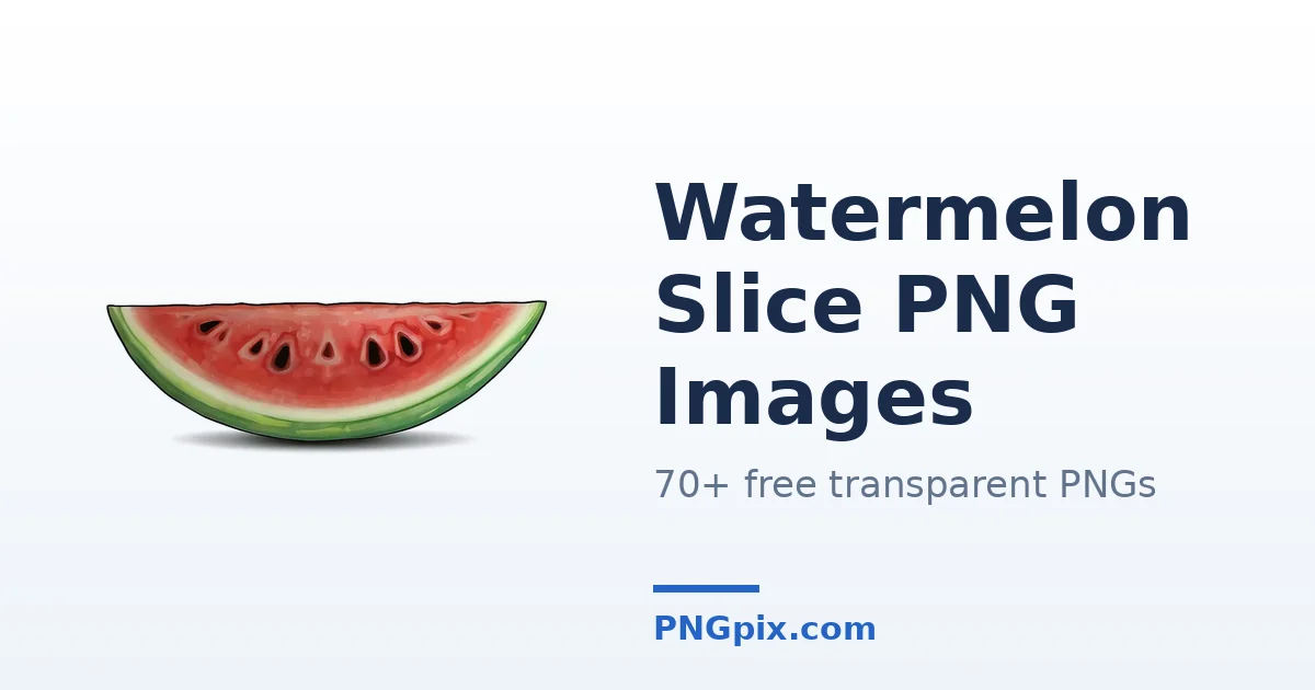 Watermelon Slice PNG images