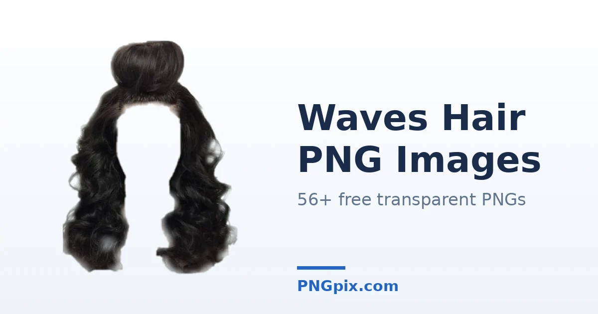 Waves Hair PNG images