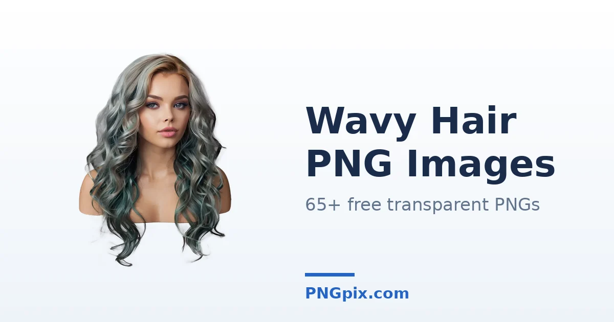 Wavy Hair PNG images
