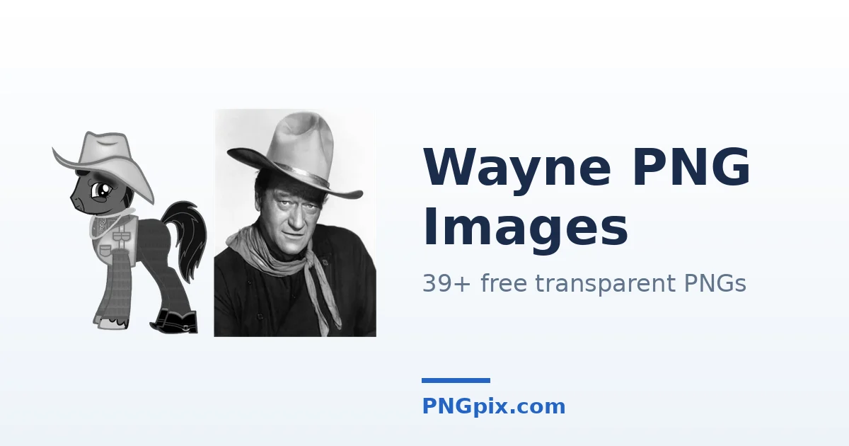 Wayne PNG images