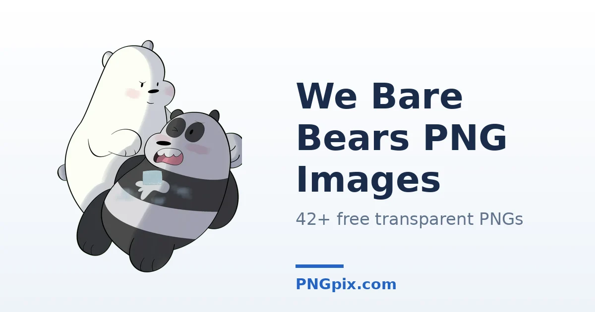 We Bare Bears PNG images