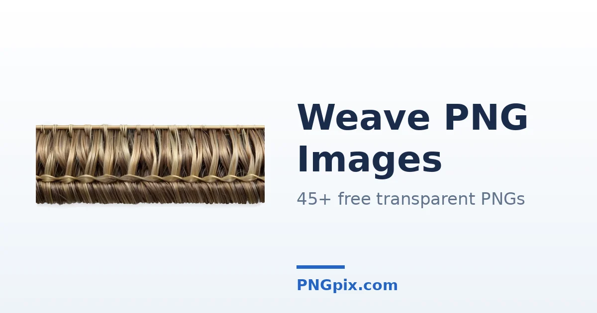 Weave PNG images