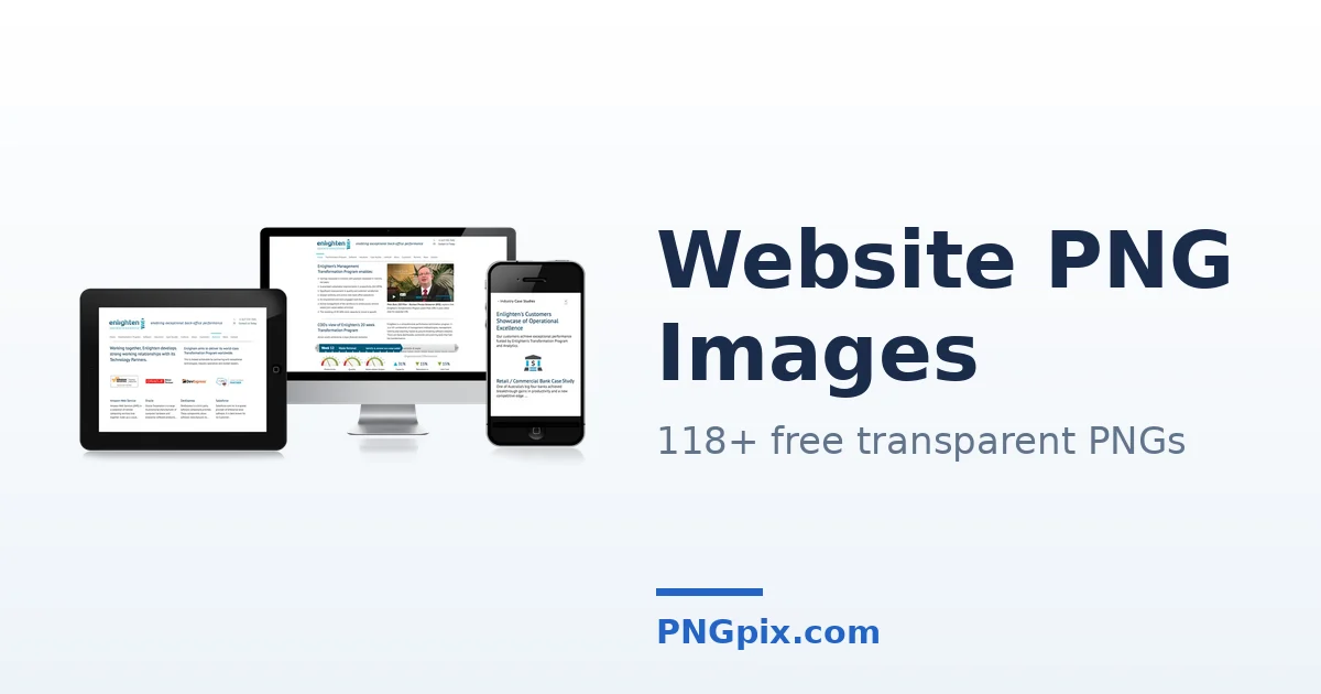 Website PNG images