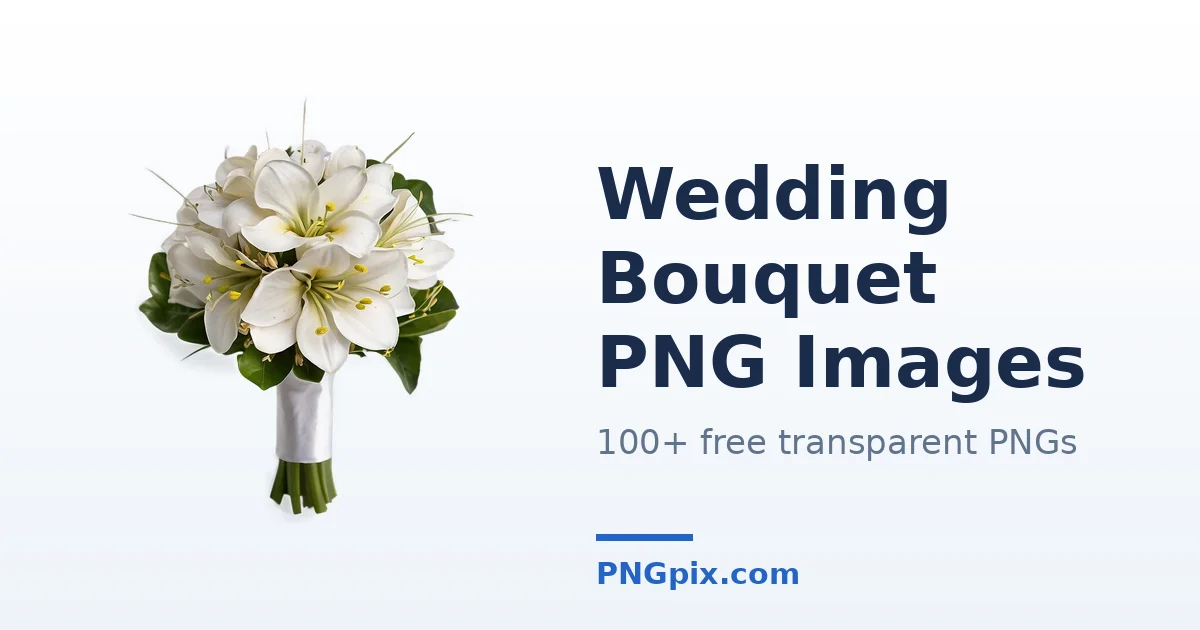 Wedding Bouquet PNG images