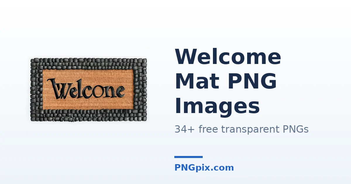 Welcome Mat PNG images