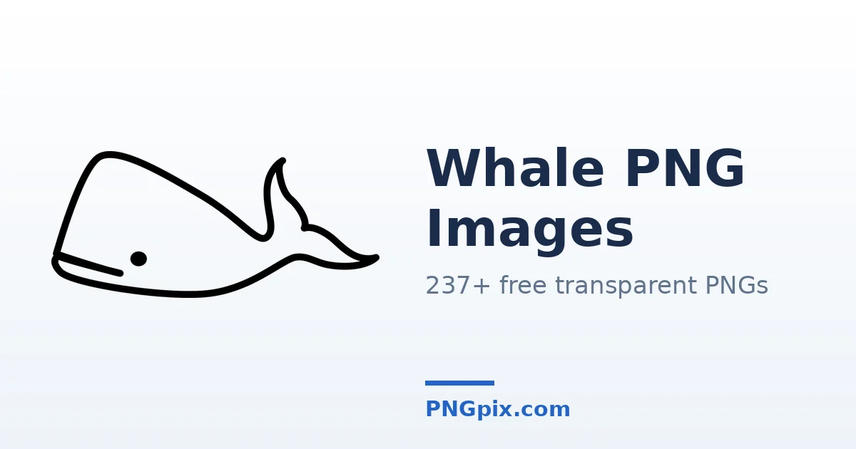 Whale PNG images